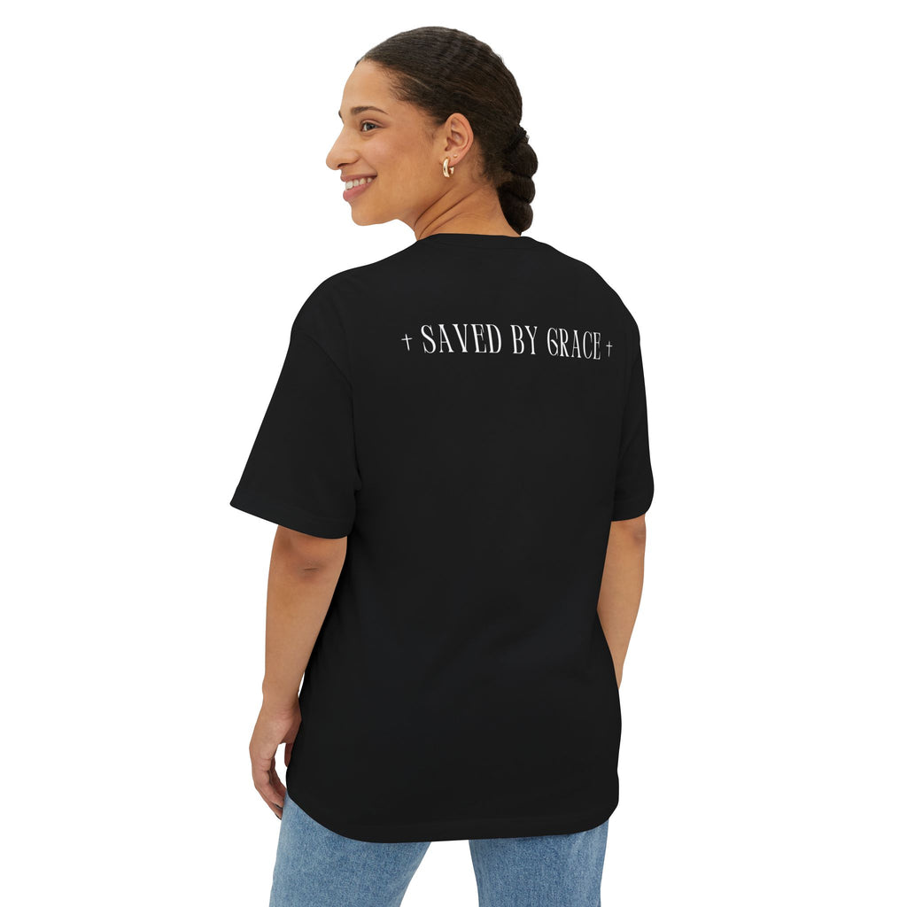 The Way, The Truth, The Life: Black Unisex Oversized Tee