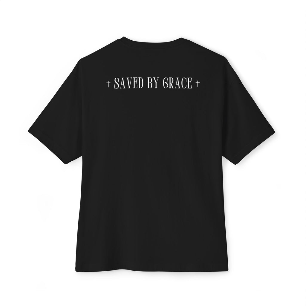 The Way, The Truth, The Life: Black Unisex Oversized Tee