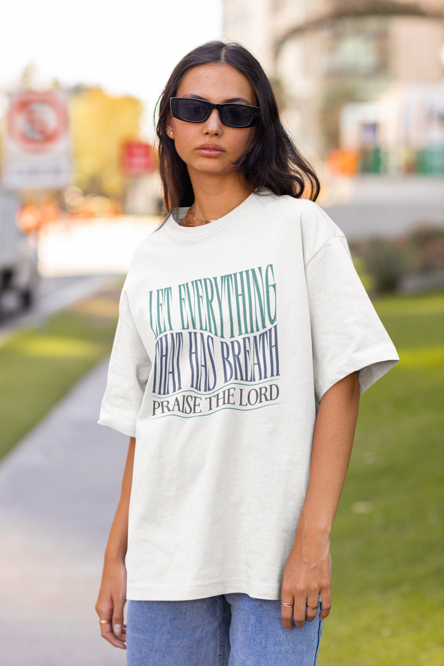 Praise The Lord: Unisex Oversized Tee